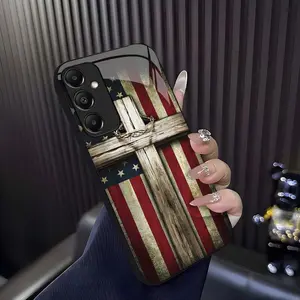 Patriotic American Flag Eagle Phone Case for 【Galaxy A15】 | Shockproof USA Design Cover 666