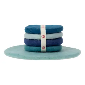 Global Crafts Felt Macaroon Trivet & Coaster Gift Set Global Crafts Felt Macaroon Trivet & Coaster Gift Set