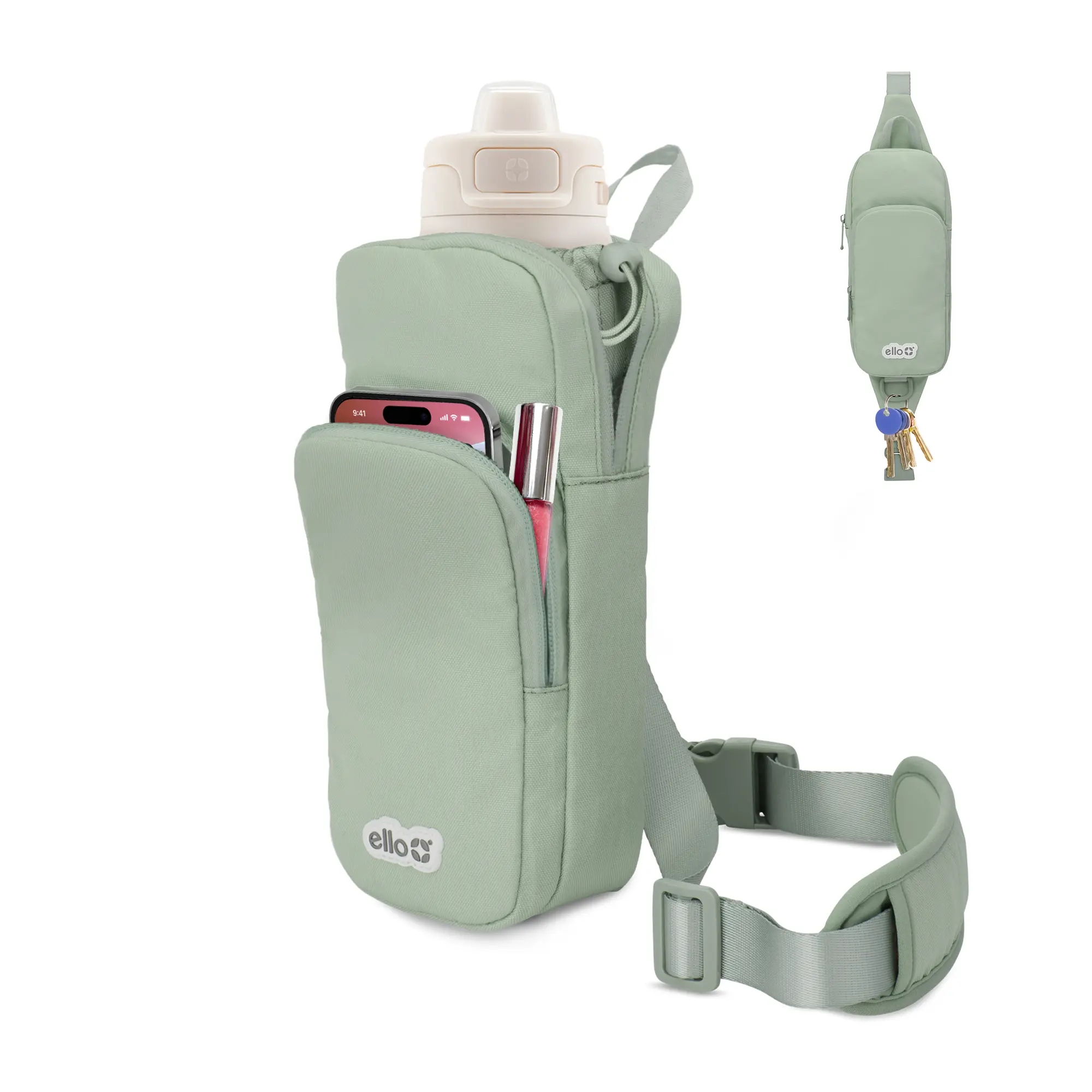 Ello Crossbody Water Bottle Bag