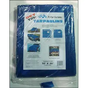 Foremost Tarp 12ft. X 16ft. Blue Dry Top Polyethylene Tarpaulin