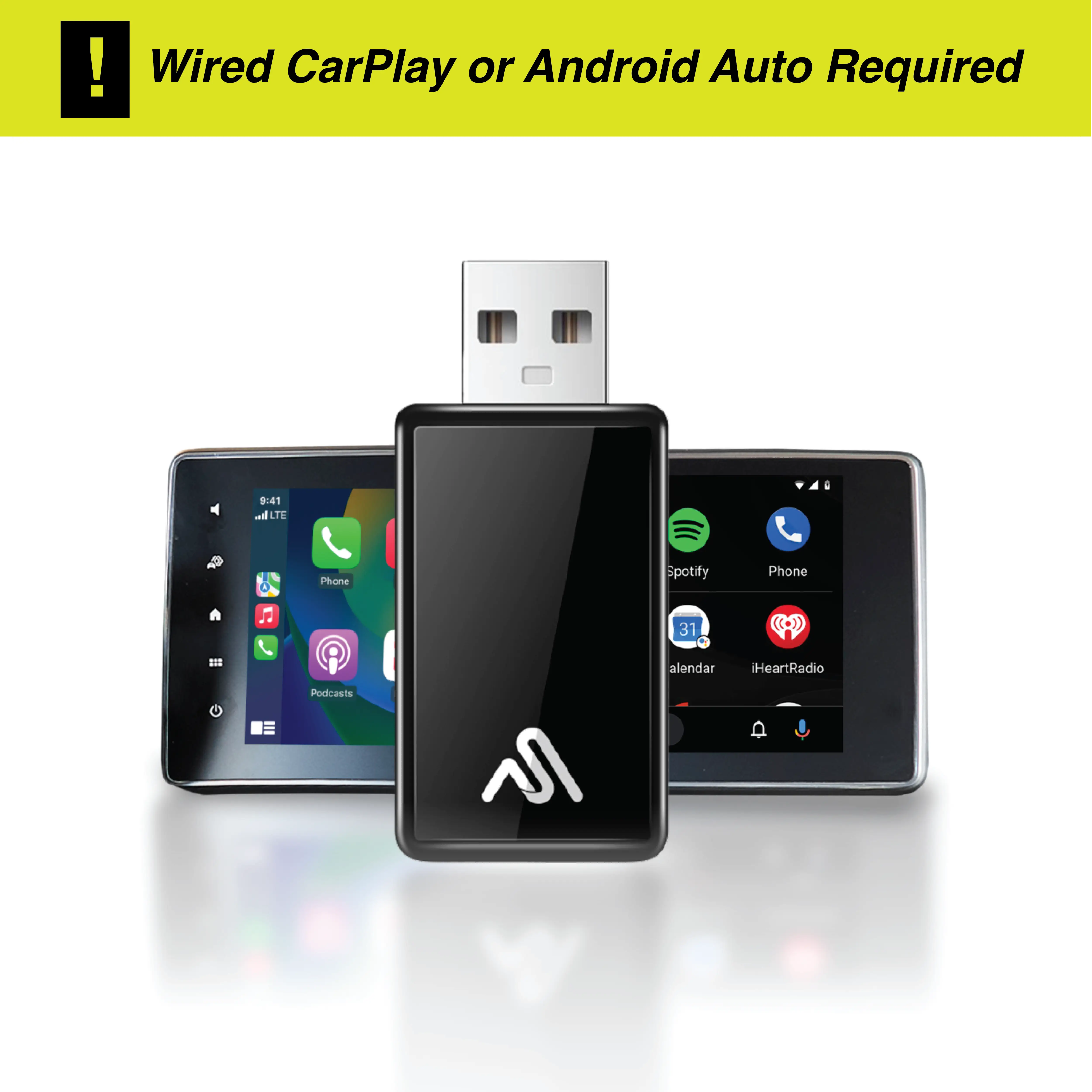 2026 Wireless CarPlay & Android Auto Adapter 8PRO by AutoSky – Convert CP or AA Wired to Wireless, Plug & Play, Fast & Stable Connection, Apple & Andr