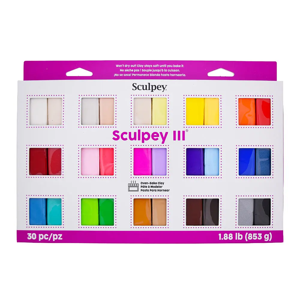 Sculpey III® 30 Color Sampler