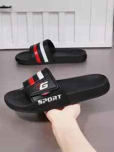 Men's Summer Slippers, Trendy Outdoor Anti-Slip Odor-Resistant Sandals, Casual Sport Soft Sole Beach Cool Shoes