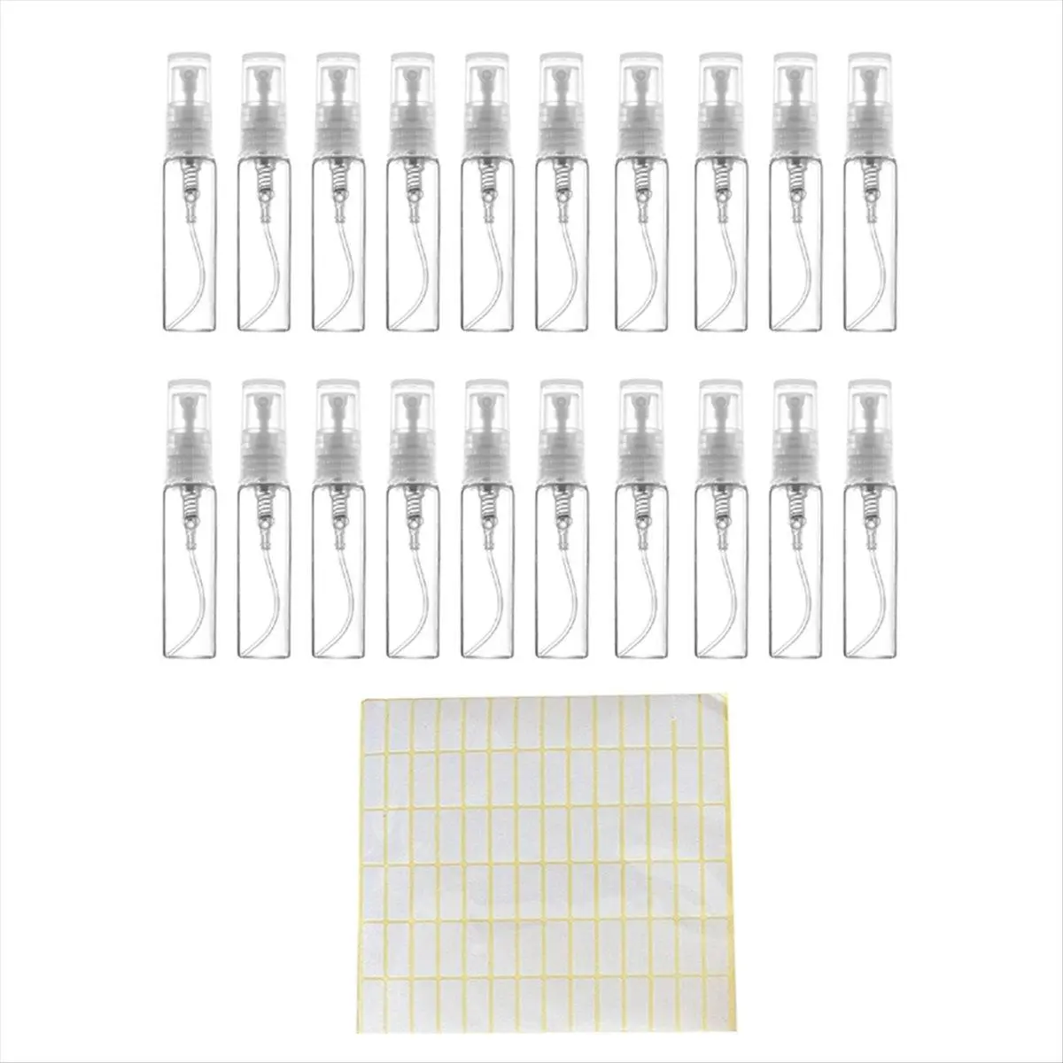 50Pcs Lightweight Transparent 5ML Atomizers, Small Daily Cosmetic Packing Spray Bottles for Perfumes, Travel Liquid Container (Home & Party Supplies, Party Bags & Gifts)