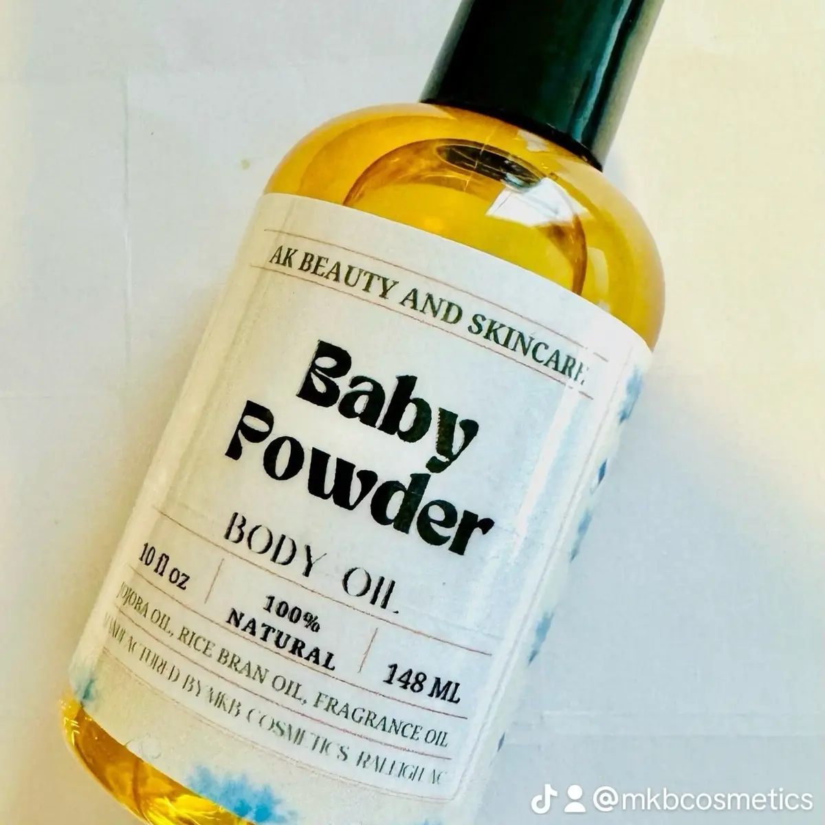 Fresh Out The Shower Body Oil natural care massage comfort scent skin perfume shimmer oil Shimmering