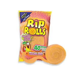 Sour Rip Rolls - Mango Chili: 24-Piece Display Sour Rip Rolls - Mango Chili: 24-Piece Display