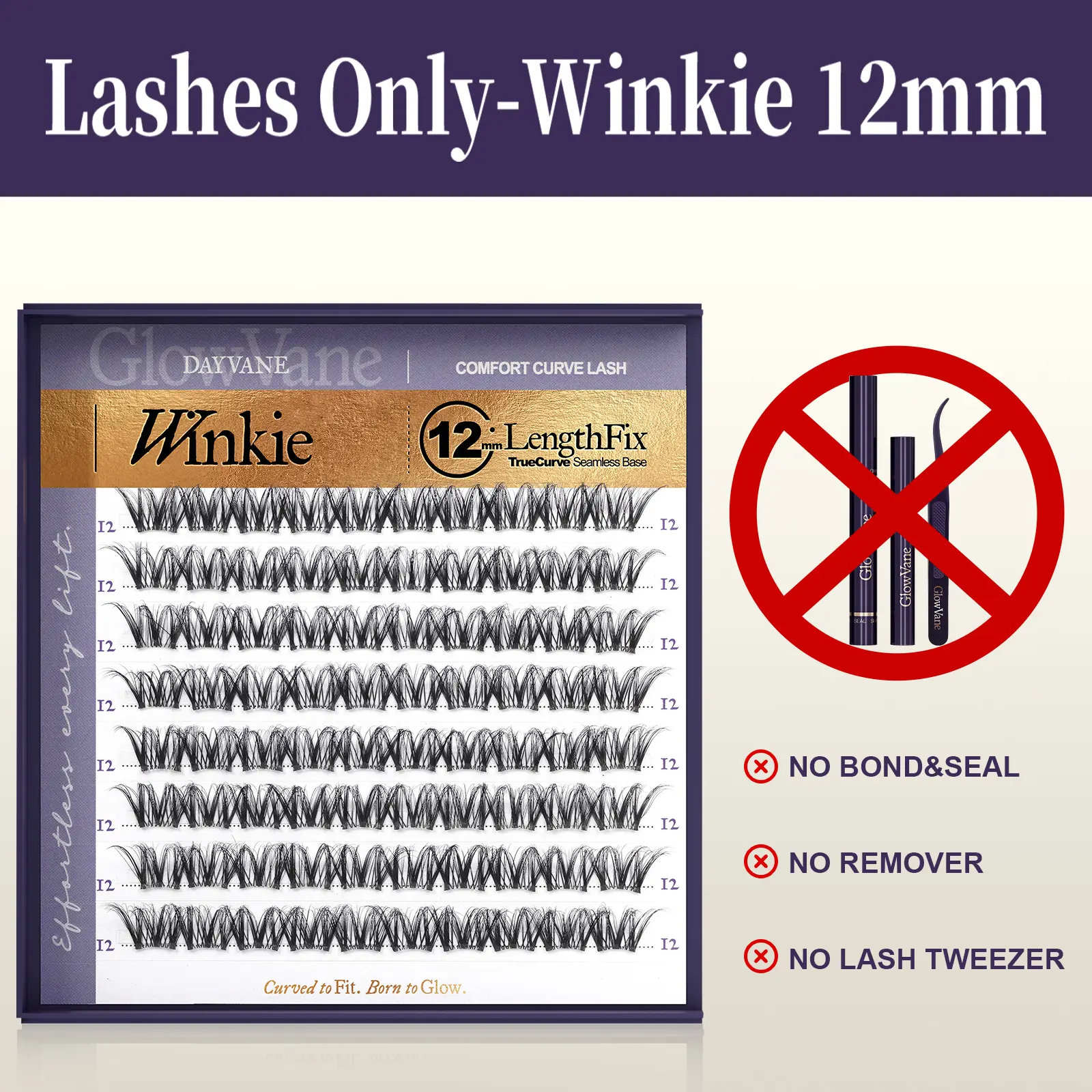 Only Winkie 12mm(NO Bond&Seal&Tweezer&Remover)