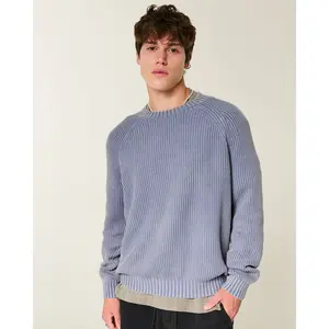 Hollister Boxy Washed Crew Sweater