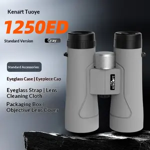 Kingopt The Tuoye 1250ED binocular straight-tube telescope is suitable for outdoor activities, hiking, hunting, and fishing