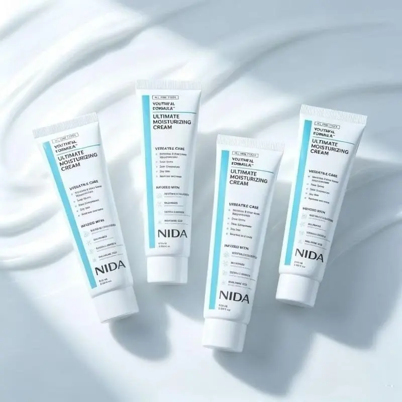 【Buy Two Get Two Free】4 Pcs NIDA Youthful Formula Ultimate Moisturizing Cream 100mL, Face Moisturizer Infused with Collagen, Niacinamide & Centella Asiatica
