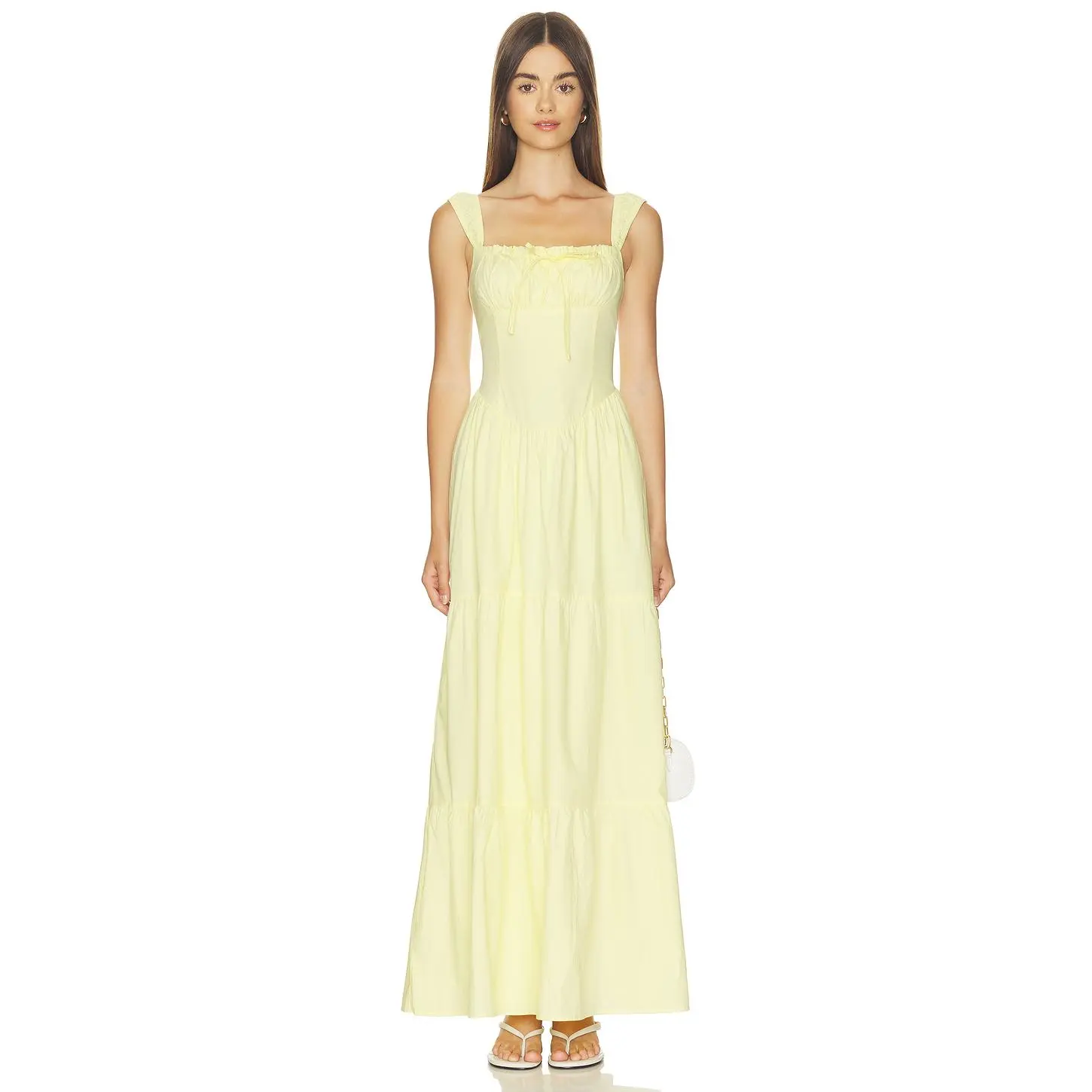 MORE TO COME Maeve Maxi Dress in Baby Yellow