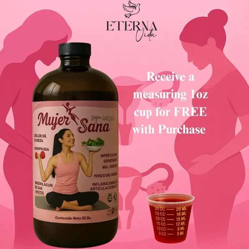Mujer Sana Antioxidantes 30 oz - Natural Formula for Women - Healthcare & Vitamin Benefits