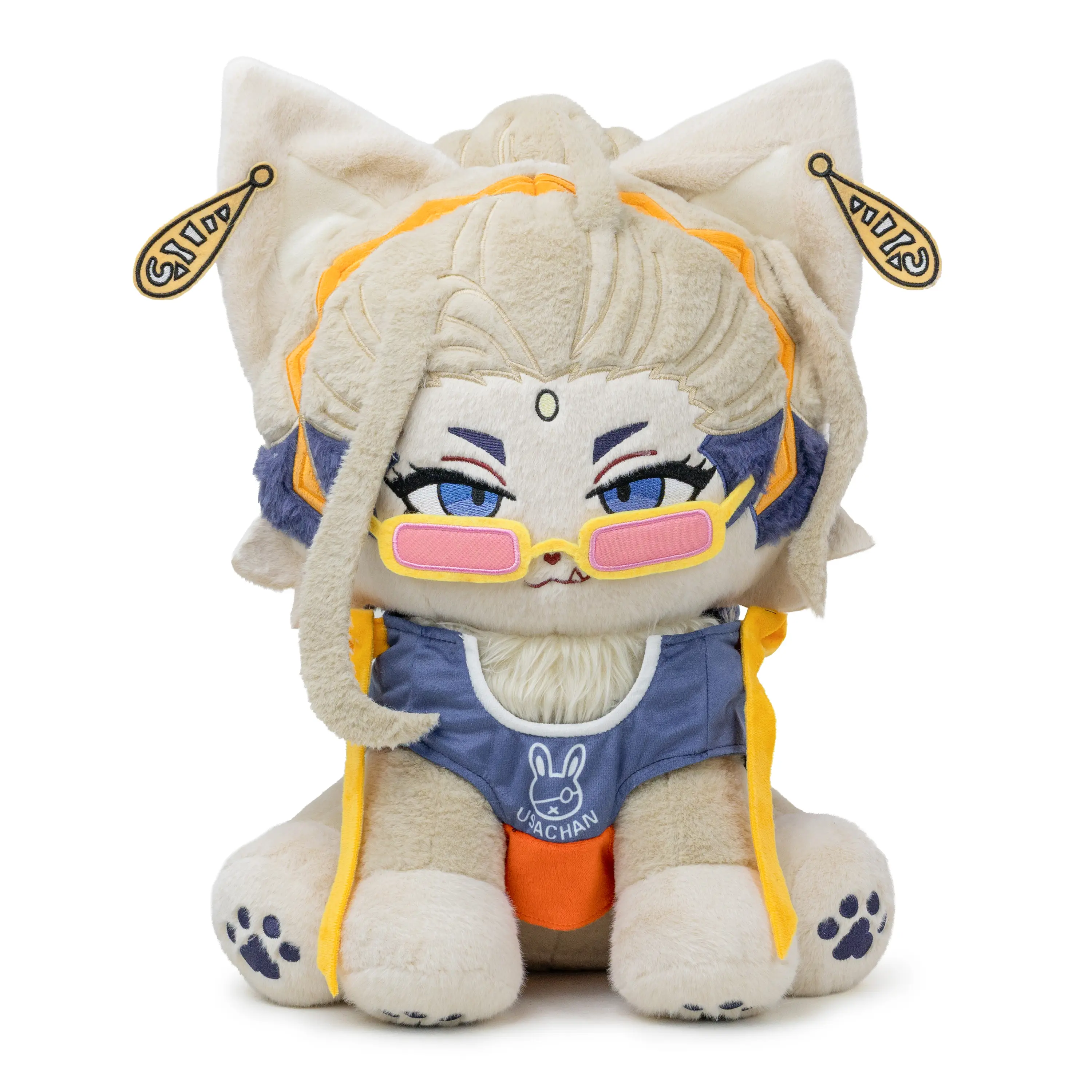 【NEW ARRIVAL】Plushshop 17in Cute Buddhmeow Plushie Stuffed Toys