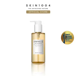 [SKIN1004 Official Shop] Centella Light Cleansing Oil 6.76 fl.oz, 200ml, Pure and Light Oil with Fresh Cleansing Effect, Makeup Remover Calming Hypoallergenic