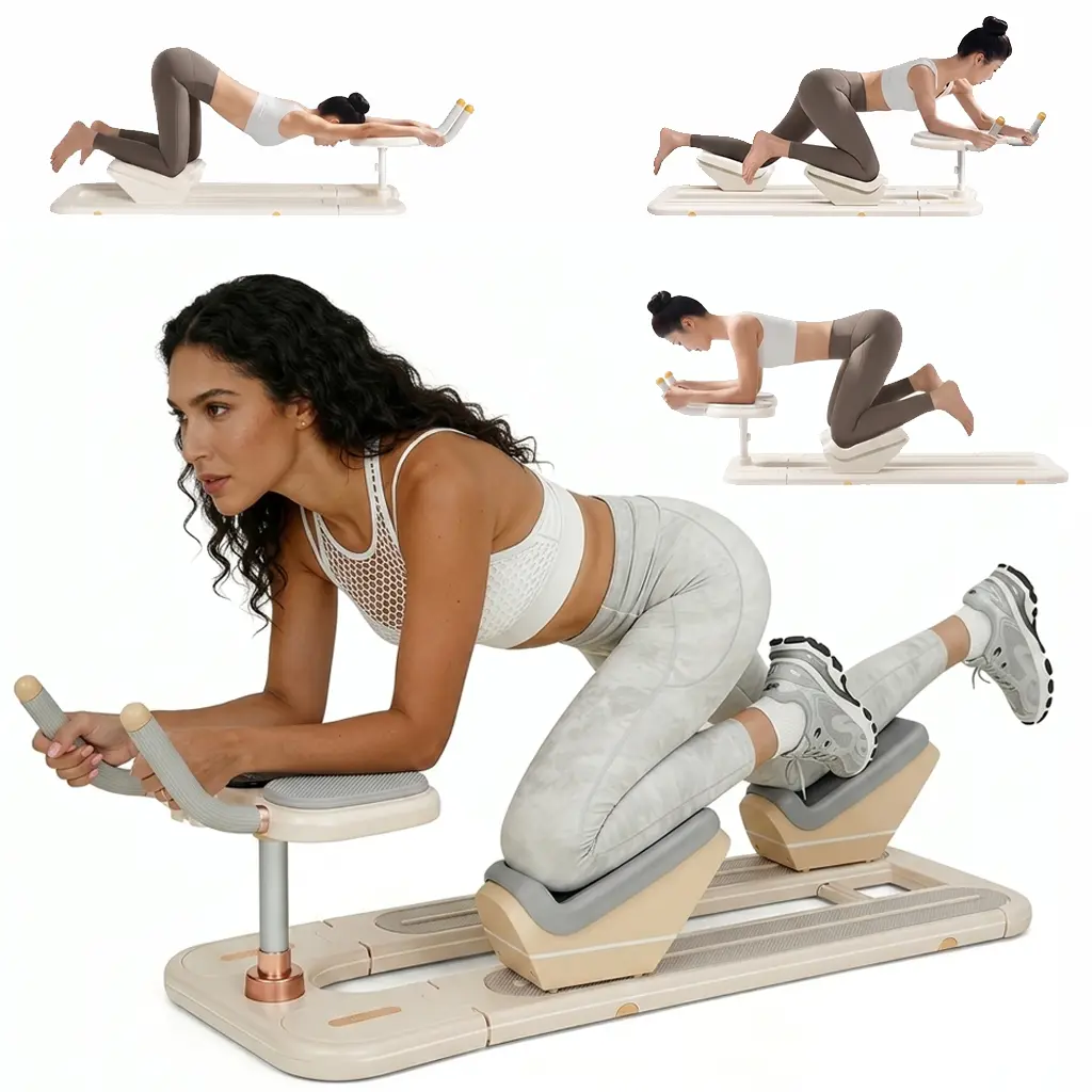 Detachable 4-in-1 Ab Workout Board for Home Fitness| Versatile Core Trainer for Push-ups & Plank | Portable Strength Equipment, Ab Crunch Equipment, Ab Exercise System