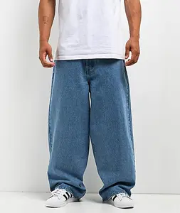 Empyre Blake Blue Wash Ultra Wide Skate Jeans