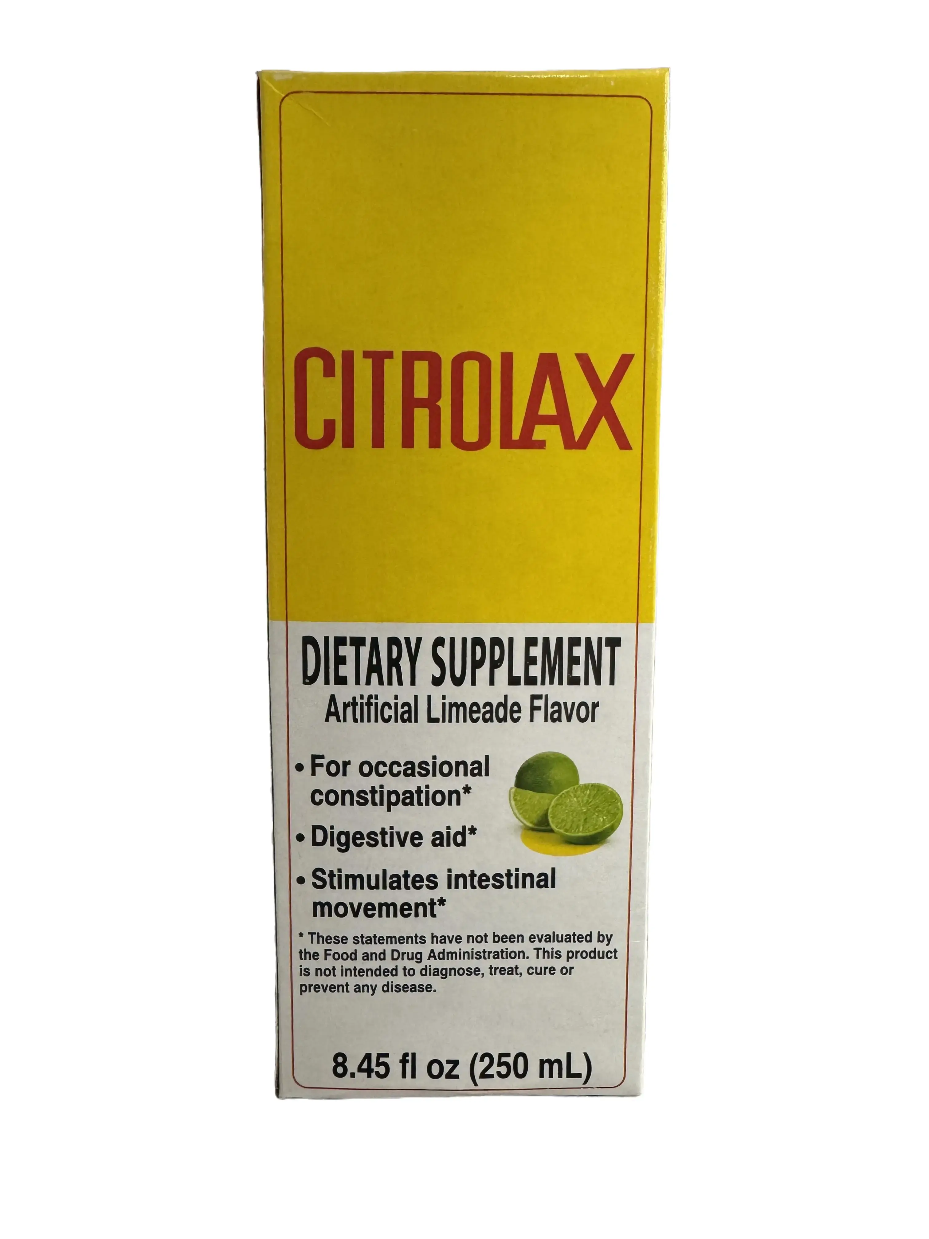 Edible Citrolax Artificial Limeade Flavor Dietary Gel with Vitamins, 250mL Health & Nutrition Wellness Healthcare Supplement for Outdoor Use