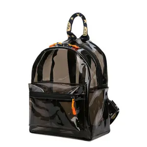 Women's Outdoor Travel Transparent Bag, Adjustable Straps Casual Backpack Water Resistant School Bag, Concert Beach Music Festival for Travel Sports and Daily Use