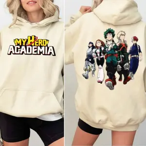 My Hero Academia Hoodie, Mha Anime Tee, My Hero Academia Characters Sweatshirt, Gift For Fans, Unisex Sweater Pullover Tee