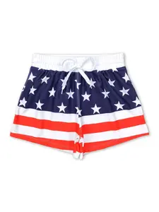 July of 4th Star print Swim Boy short trunks