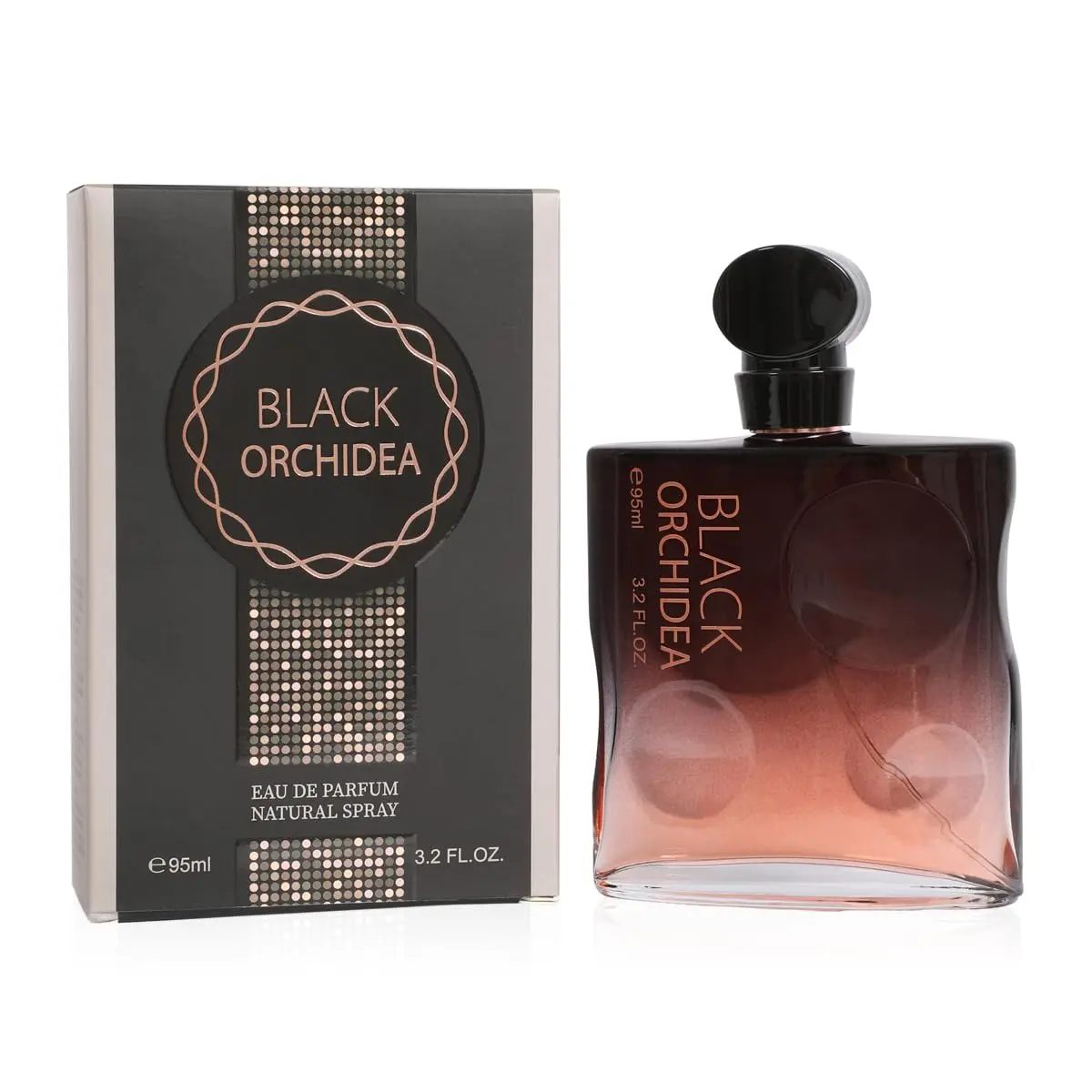 Black Orchidea Women’s Perfume Eau de Parfum Floral Gourmand Sweet Fruity Feminine Scent 95ml / 3.2 fl Oz