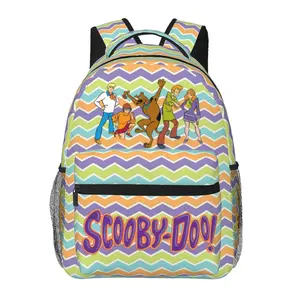 Funny Scooby-doo Backpack Large capacity Scooby doo commuter bag for Outdoor Hiking Business Anime Cartoon Casual Scooby Business laptop Daypack for Men Women gifts