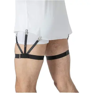 Shirt Stays for Men Shirttail Holder Men's Dress Shirt Garters Keep Your Shirt Tucked In, Shirt Tucker 1 Pair