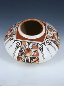 Hopi Hand Coiled Pottery Bowl