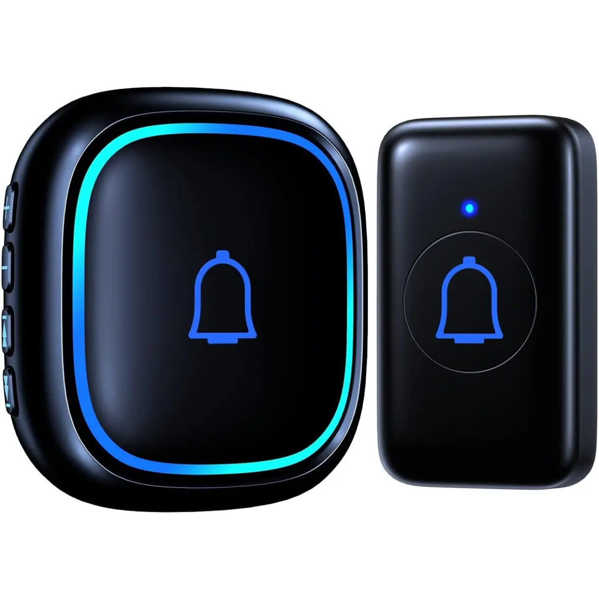 [New Deal] Doorbell Wireless IP66 Waterproof 115dB with 56 Chimes, Ringer Feature, 1000ft Range, 7 Levels, Mute Mode for Home, Kid's Room, Office