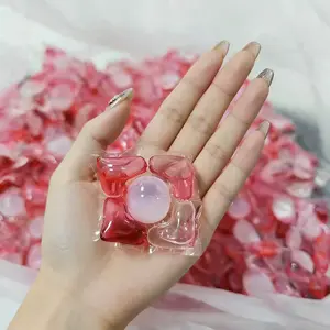 20pcs/30pcs/40pcs Laundry Detergent Balls, Laundry Products, High Efficiency Stain Removal, Color Protection, Floral Scent, Concentrated Long-Lasting Fragrance