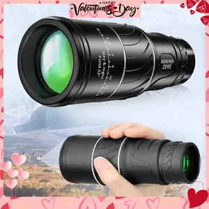 16x52 Monocular Bifocal Optical Zoom Telescope with FMC Green Film & Wide Angle for Clear Imaging and Stable Views