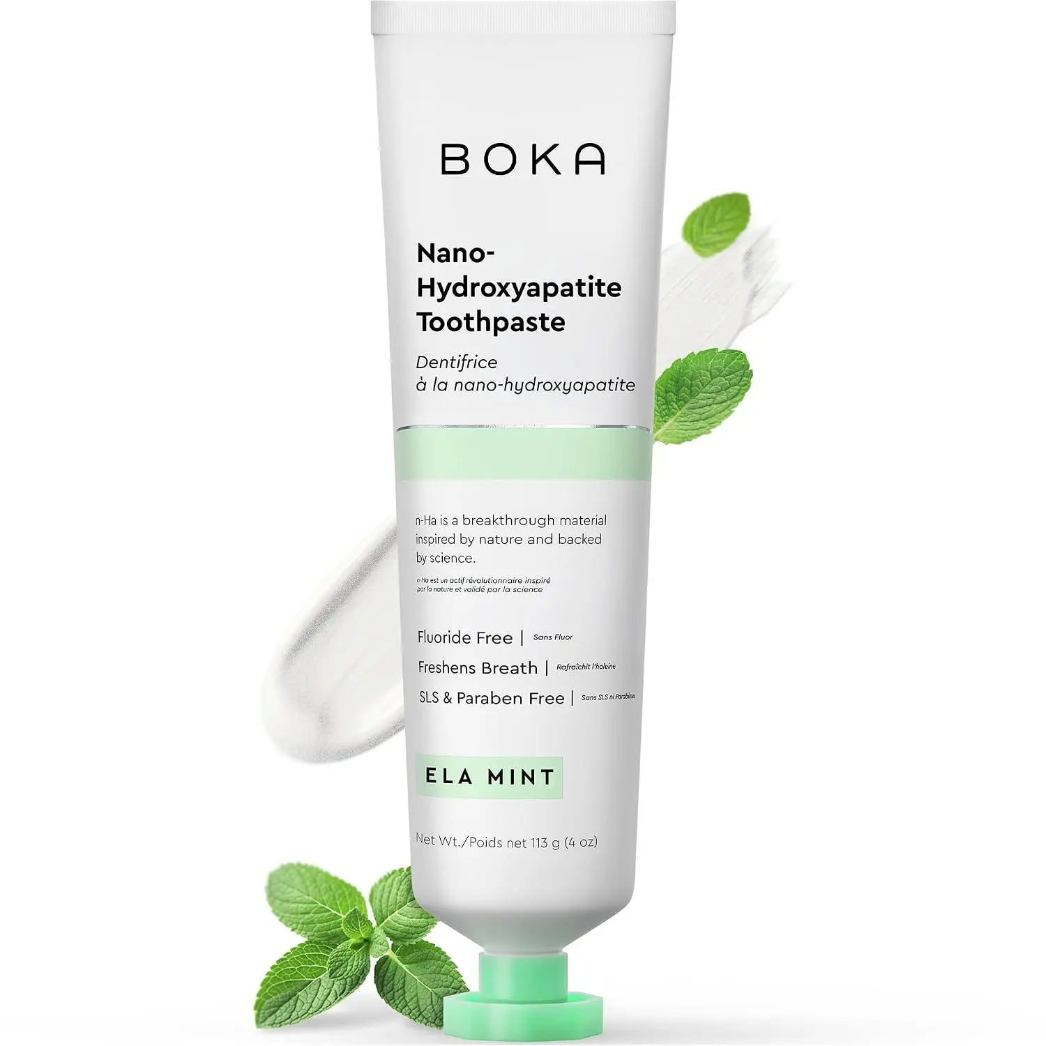 Boka Toothpaste - Fluoride Free Toothpaste, Nano Hydroxyapatite Toothpaste | Appropriate for Sensitive Teeth - Adult Oral Care - Lemon Lavender - 1.3 Oz, 2PK