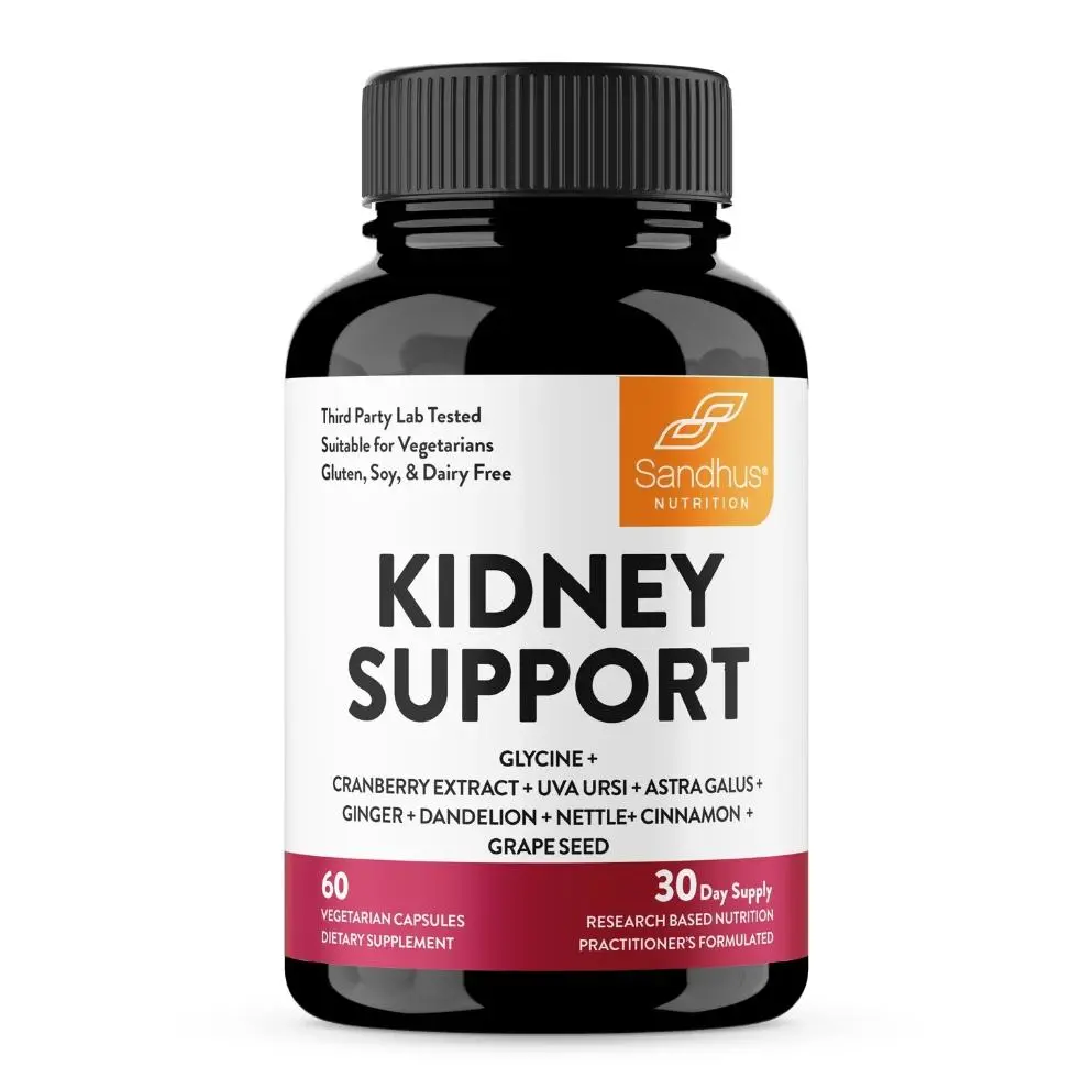 Kidney Cleanse Detox Support Supplement, Natural Cranberry, Grape Seed, Uva Ursi Extract to Support Kidneys, Bladder & Urinary Tract Health Supplements Healthcare Edible Dietary Fitness Vitamin