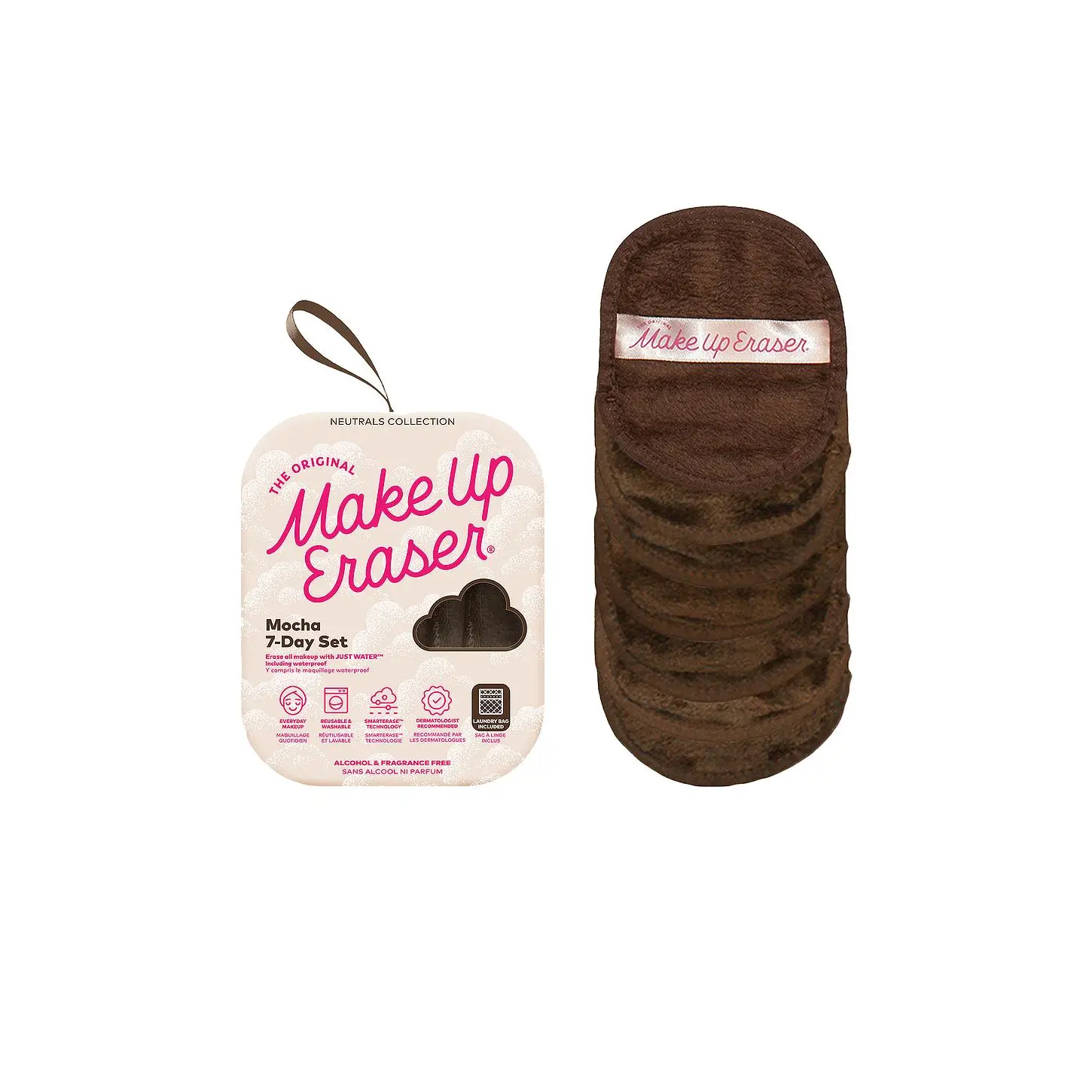 MakeUp Eraser 7-day Makeup Eraser Set in Mocha