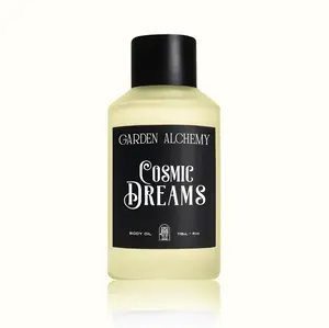 Garden Alchemy Cosmic Dreams Magnesium Body Oil - Lavender Scented Blend for Calming & Soothing Aroma Experience with Lemon Bergamot & French Lavender Notes