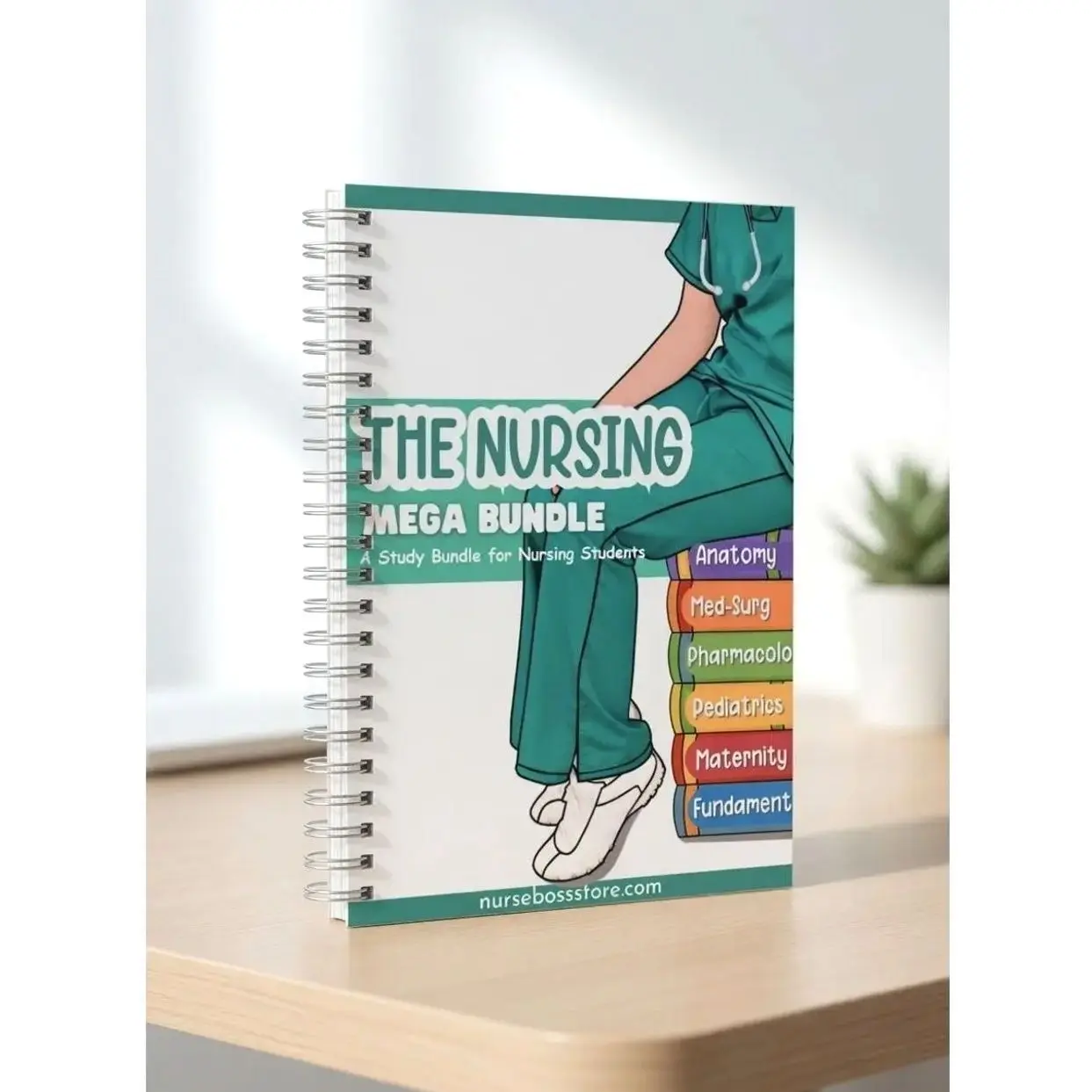 The Ultimate Nursing Mega Bundle | Spiral Bound Notes for Nursing School & NCLEX