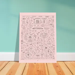 Great Awakening Map Poster