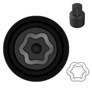 G-Wheel Locking Nut Key Compatible with Toyota Models, Lexus, Tacoma, Wheel Lock Nut Socket Adapter, Anti-Theft Lug Removal Tool, Socket Remover Hand Repair Tool