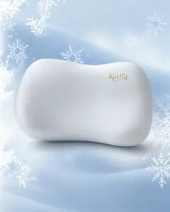 Kayfia 70D Memory Foam Cervical Pillow, Ergonomic Neck Support , SGS-Certified Cooling Cove, Bed Pillow for Side Back Stomach Sleepers
