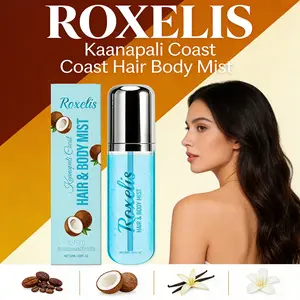 ROXELIS Kaanapali Coast Hair Body Mist Coconut Oil Moisturizing & Nourishing Milky Vanilla Long-Lasting Fragrance Mist
