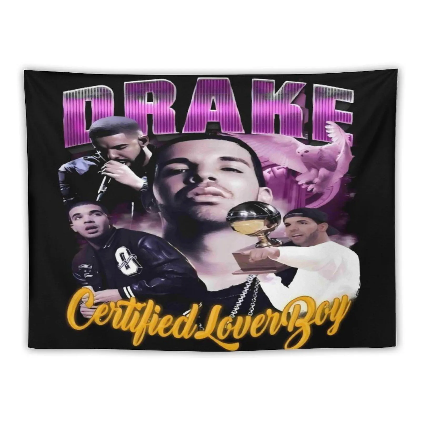 Custom Drake Album Cover Tapestry - Synthetic Polyester Fiber 40"x60" Wall Decor with Metal Grommets, Ideal for College Dorms, Exclusive Fan Home Decor Supply, Custom Tapestry, Tapestry Room Decor