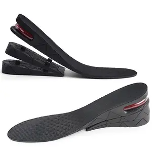 3-Layer Adjustable Height Increase Shoe In soles - Air Cushion Heel Inserts - 1.2" to 2.75" Lift - Non-Slip Shoe Pads for Men and Women - Footwear Shock Absorbing Insoles