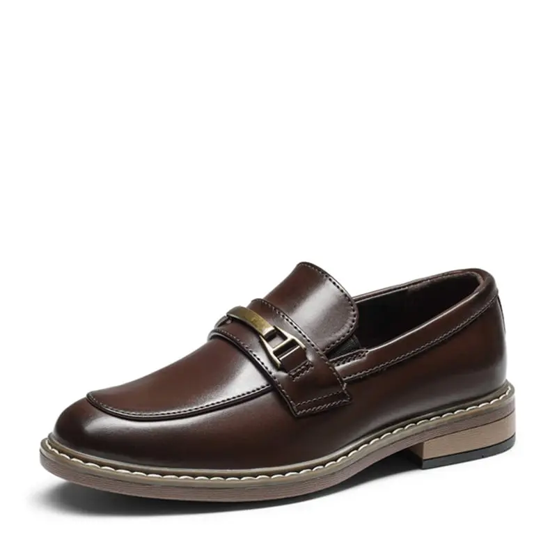 BRUNO MARC Boys' Classic Vegan Synthetic Leather Slip-On Loafers - Junior Cute & Formal & Casual Flat Shoes with Polyurethane Sole for School, Party Wear