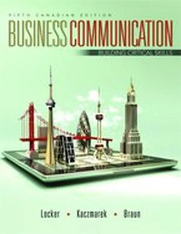 USED-Business Communication with Connect Access Card: Building Critical Skills by Kacmarek Braun Locker (Paperback)