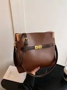Ladies' Shoulder Bag for Autumn & Winter, Fashionable Simple Casual Retro Design, Daily Commuting Shopping Dating Gift Giving Versatile Use, Adjustable Shoulder Bag, Casual Commuter Bag, Crossbody Bag, Versatile Shoulder Bags