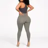 ChicCurve High Waisted Yoga Pants for Women Tummy Control Butt Lifting Leggings Ultra Stretch Smooth Fabric Gym Tights Seamless Feel Activewear Straight Cropped Female Gym Clothes Gym Workout Sportswear