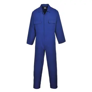 Portwest S999 Men's Euro Workwear Polycotton Coverall Boiler Suit Overall Bottle Green, Small