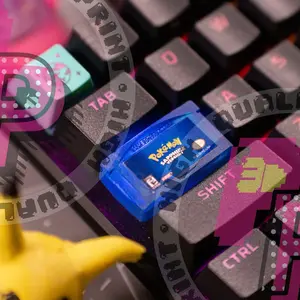 Pokémon Inspired Sapphire Key Cap