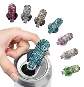 4-Pack Can Tab Opener-Easy Tab Opener&DrinkProtector The manual simple can opener issuitable for easy opening of beverages such assoda water, beer, cola, etc. It can effectivelyprevent pests and dust during gatherings,camping, or barbecues