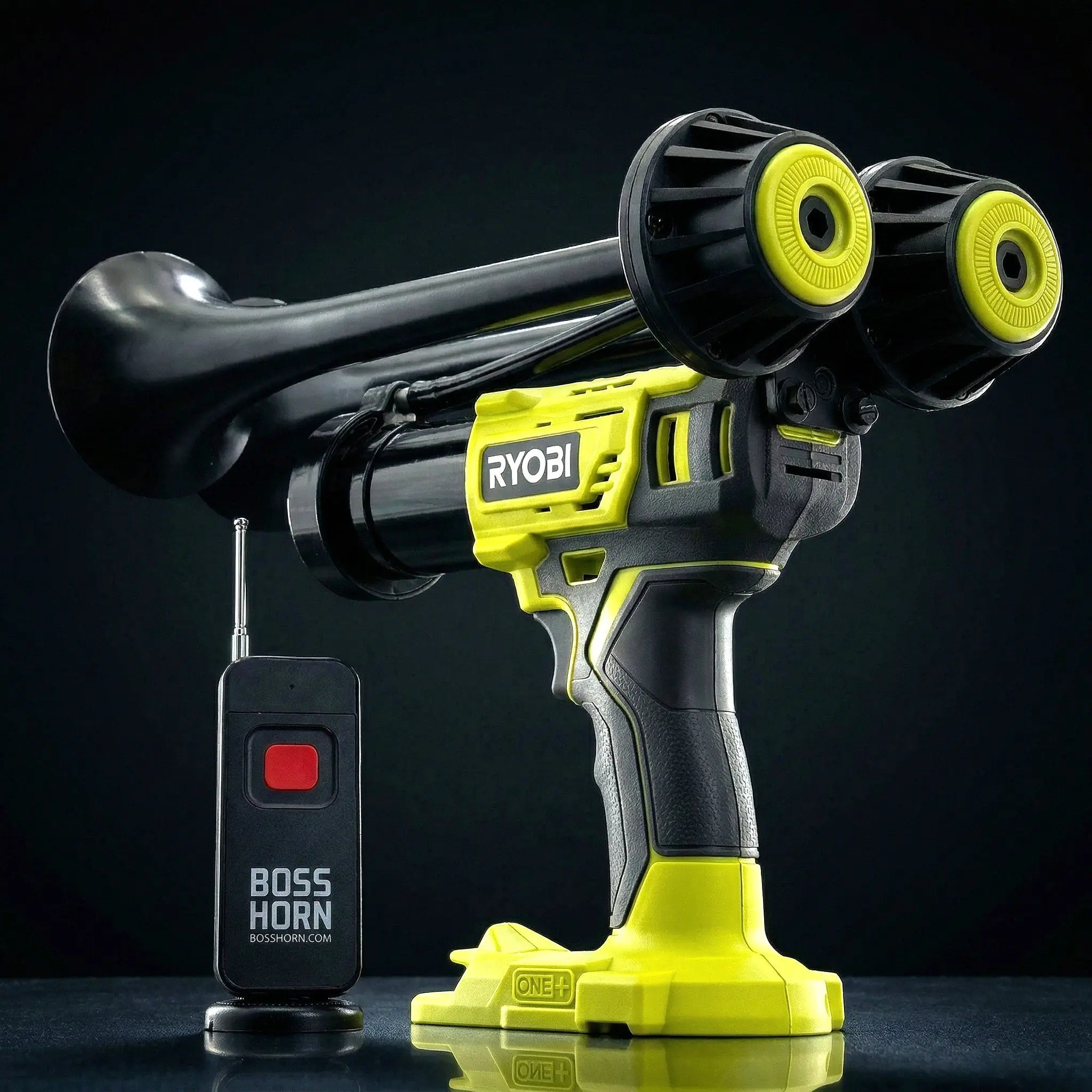 Dual Train Horn for Ryobi® 18v Battery (New 2026 Model)